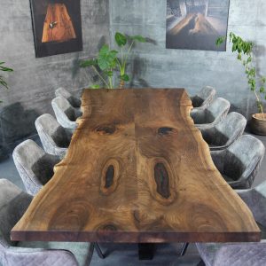 Massivholztisch Malia aus Eiche, 240 × 100 cm